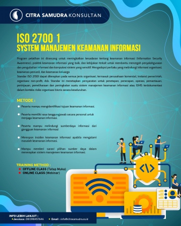 ISO 2700 1 System Manajemen Keamanan Informasi